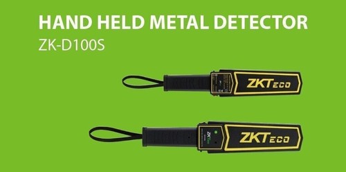 Zkteco D100s Handheld Metal Detector IP31 Adjustable Sound & Vibration W/Battery - Picture 6 of 12