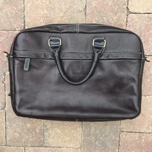 bugatti briefcase leather