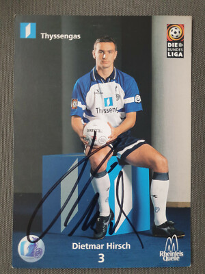 Dietmar Hirsch   MSV Duisburg   AK Autogrammkarte Saison 1998/99 ZEBRAS