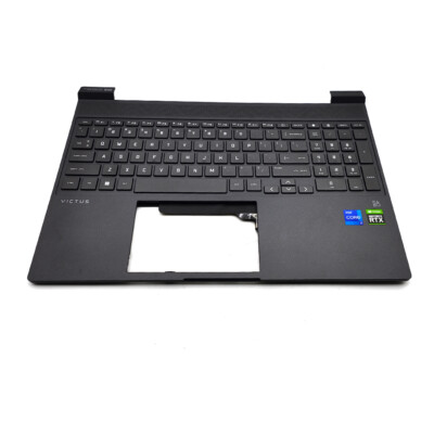 For HP Victus 15-FA Palmrest Keyboard Backlit Top Case N13298-001 Black US New