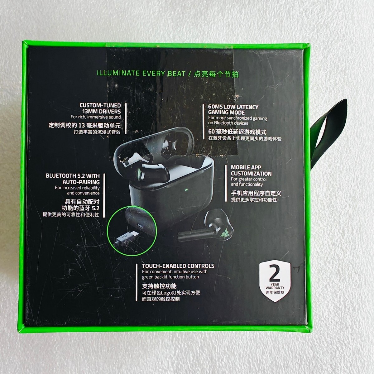 イヤホン Razer Hammerhead TRUE WIRELESS PRO Razer Hammerhead True Wireless Pro Earbuds | Razer United States