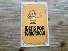 Ideas For Tomorrow, Rural Gravure Service, 1972, Vintage Cook Book