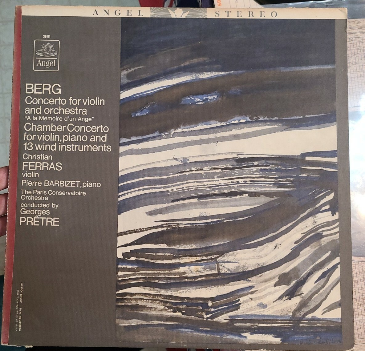 Alban Berg Violin Concerto Christian Ferras Barbizet ED1 S 36171