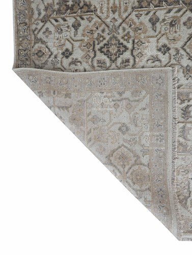 8x10 ft Cream- Beige Hand made Modern Oushak Area Rugs, Oriental Floor Carpet - Picture 10 of 10