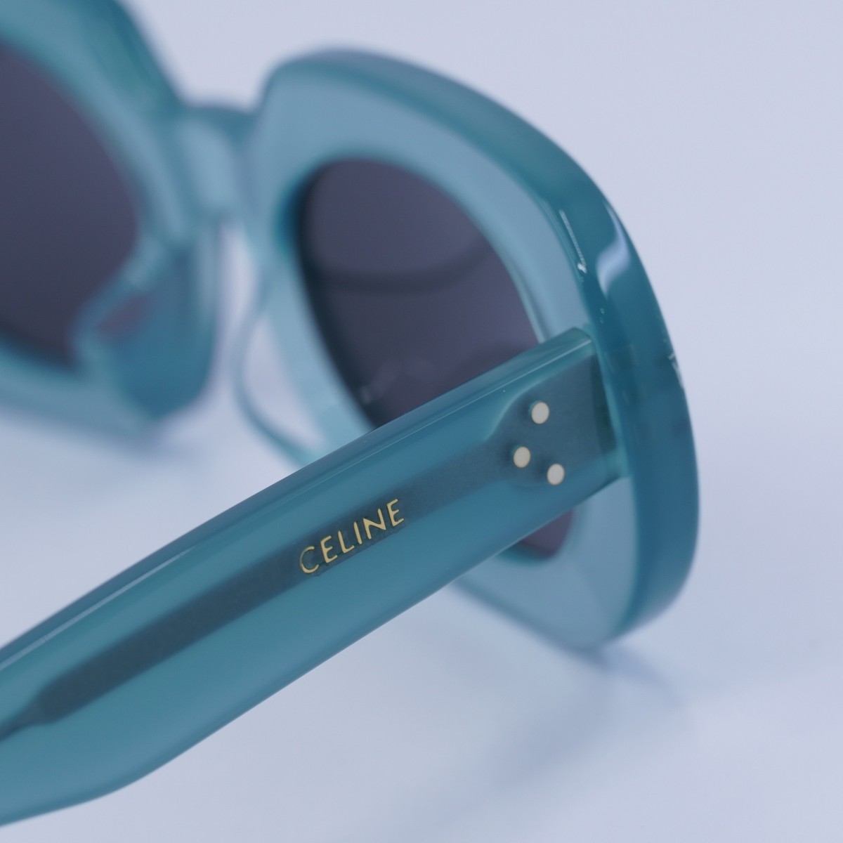 NEW CELINE CL40276U 93N OVAL SHINY LIGHT GREEN BLUE WOMEN SUNGLASSES CELINE NEW CELINE CL40276U 93N OVAL BLUE GREEN WOMEN | Mercari main image 2
