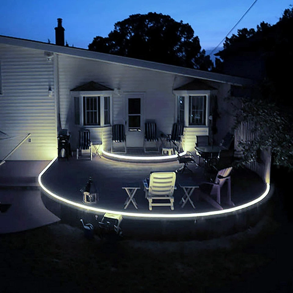 5M 10M Solar LED Strip Light Flexible Lamp  Outdoor Garden Christmas Decor Light - Image 4 of 4
