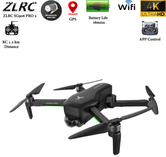 ZLRC SG906 PRO 2 RC drone con GPS 5G Wifi brushless 4K HD quadricottero fotocamera