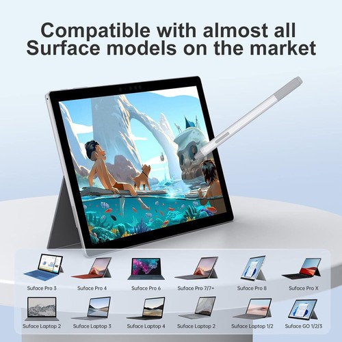 Pour Surface Pen Stylet pour Surface Pro 8/X/7/6/5 Stylet pour tablette tactile - Photo 6/7
