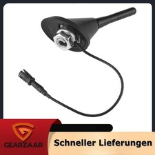 Auto KFZ Kurz Stab Dach Antenne + Raku 2 Sockel für Alfa Romeo AM&FM Schwarz