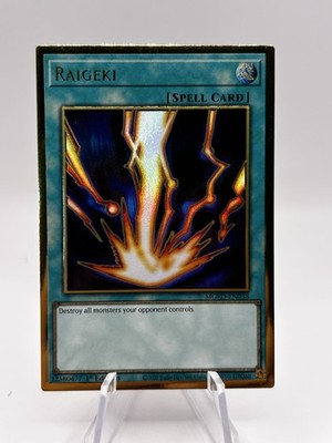 Raigeki MGED-EN038 Maximum Gold: El Dorado 1st Edition Yugioh! NM