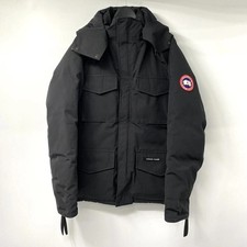 Canada Goose Kamloops Down Jacket M Black Used Torn Sleeve