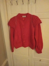 Moorea Fancy Red Made In Italy Large Sweater Womens