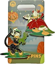 2025 Disney Parks Donald & Daisy Halloween OE Pin