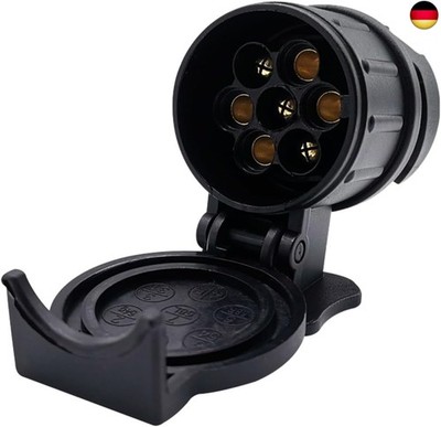 1 Stück Adapter Anhänger 13 Auf 7 Polig, Mini-Adapter, Wasserdichter Adapter 12 