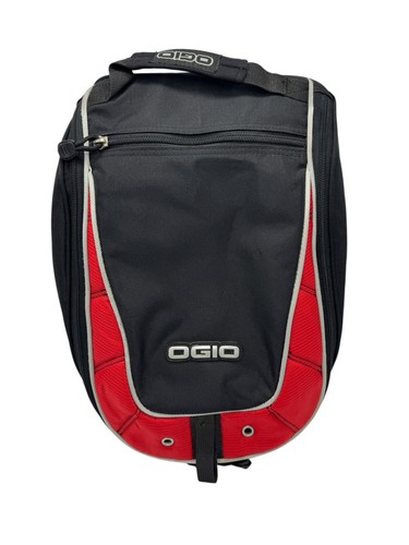 OGIO Shoester Golf Shoe Carrying Bag Inside Divider & Outer Pocket Red & Black