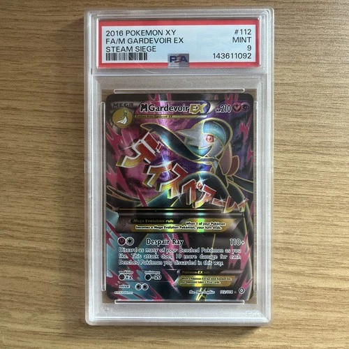 Pokemon M Gardevoir EX XY Steam Siege Full Art #112 PSA 9 Mint