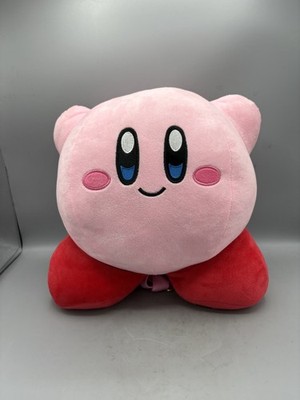 New Rare Nintendo Pink Kirby Plush School Backpack Purse Day  display picture 3