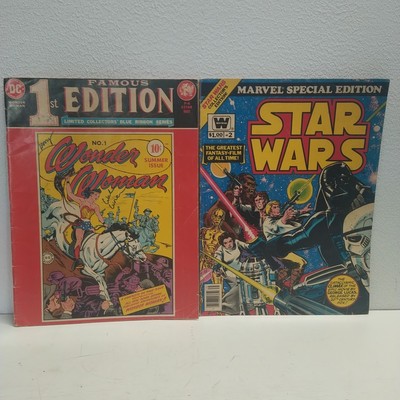 Wonder Woman 1st Edition Star Wars Marvel Special Edition Comic Lot DC Collector