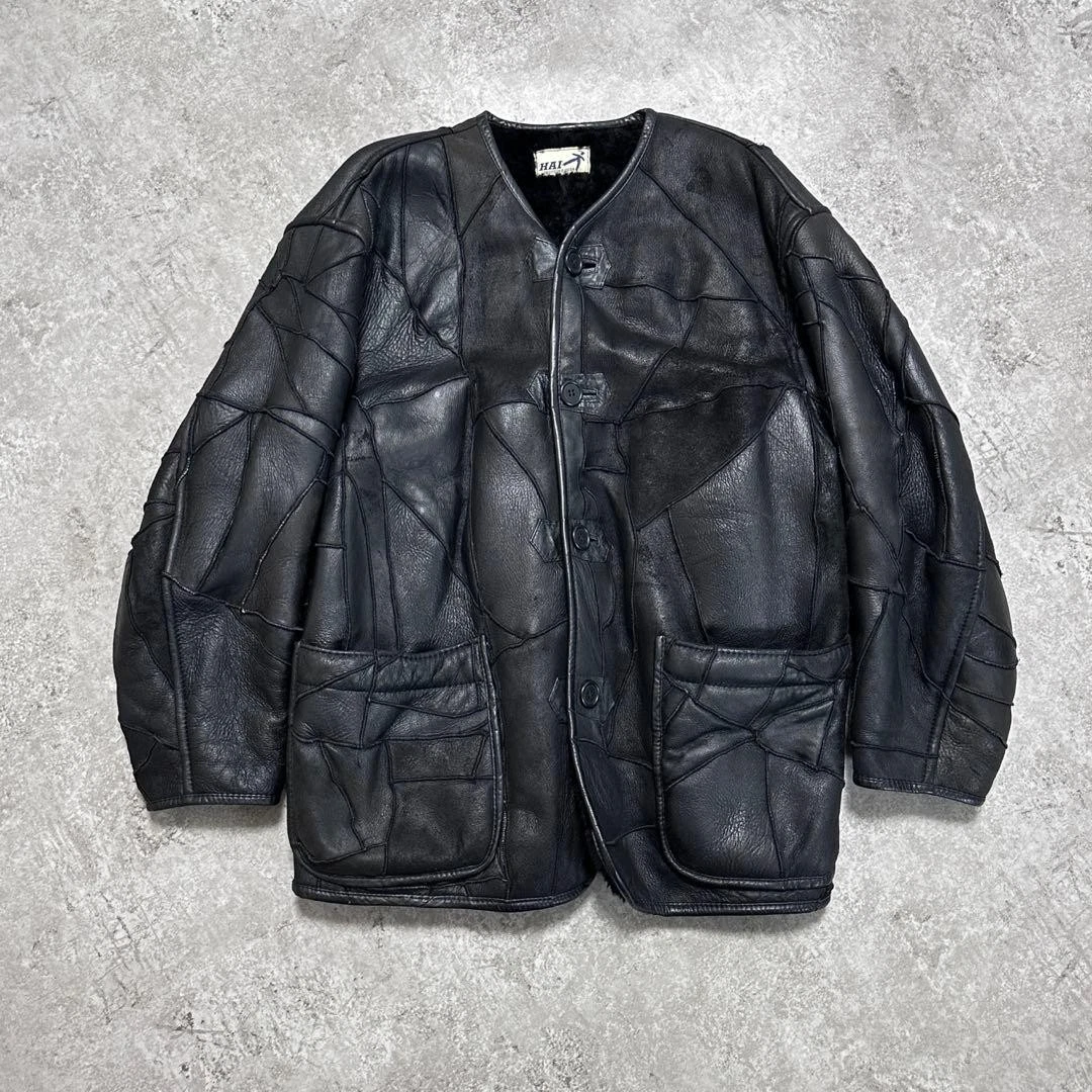ISSEY MIYAKE Leather Outer Shell Coats, Jackets & Vests for Men