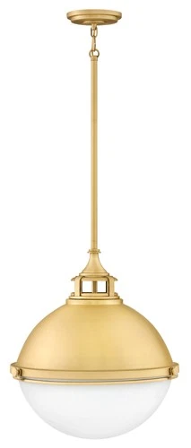 Hinkley Lighting 4835 Fletcher 2 Light 18"W Pendant - Aged Zinc - Picture 2 of 3