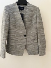 NEW Lafayette 148 Beige Tweed Jacket Size 6