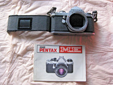 ASAHI PENTAX ME 35mm SLR CAMERA BODY AND ORIGINAL MANUAL PARTS/REPAIR ONLY 