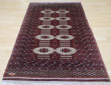 Carpet Rug HAND MADE Knotted Wool Vintage ORIENTAL Jaldar area 6ft 10 x 4ft