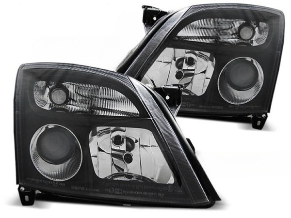 Scheinwerfer Paar Opel Vectra C 02-05 Design Schwarz-image