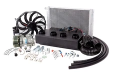 ColdMaster Universal Underdash A/C Kit 450-000FUP 12V with PK-8 Serpentine Belt