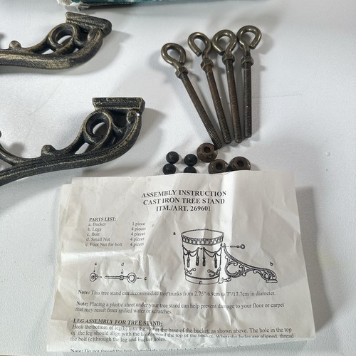 Vintage Traditions Cast Iron Ornate Christmas Tree Stand 269601 Victorian HEAVY - Picture 2 of 18