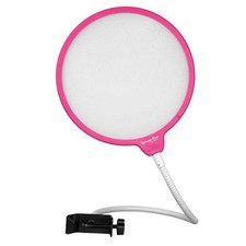Dragonpad USA 6" Microphone Studio Pop Filter with Clamp - Pink/White