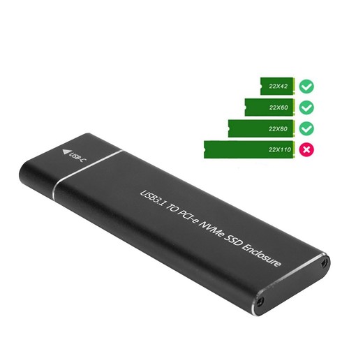 USB3.1 To M.2 For NVME HDD Enclosure For 98 / Se / Me / 2000 / XP / V FY - Afbeelding 7 van 11
