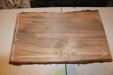 Beautiful Sweet Gum  Live Edge Slab Kiln Dried and Planed . Ships Free!