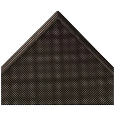NOTRAX 346S2432BL Footwear Sanitizing Mat,Black,Rubber 52ZX89