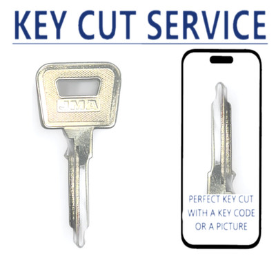KEY CUT SERVICE + Porsche / Audi PO5 Mechanical STEEL Key ( JMA PO-HC )