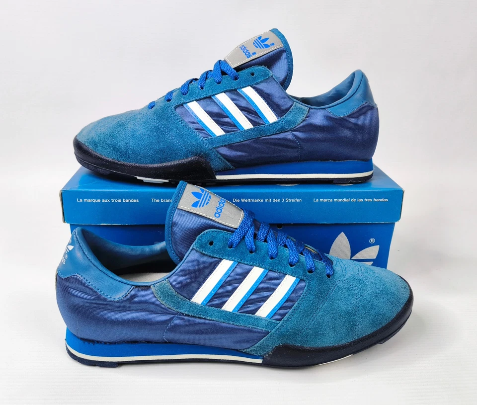 adidas Izoard Schuhe Eur 46 / UK 11 Made in France vintage 80s suede BN - Bild 2 von 4