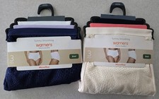 Warners Blissful Benefits 3XL 10 Tummy Smoothing Microfiber Briefs 6 PACK 1094
