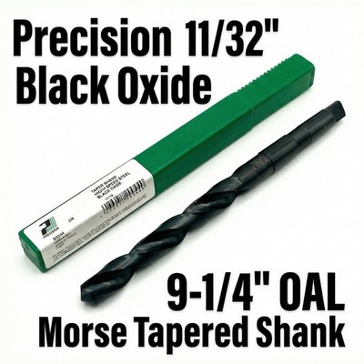 Precision Twist 209 11/16 in Taper Shank Drill HSS Black Oxide 2MTS EDP 020044
