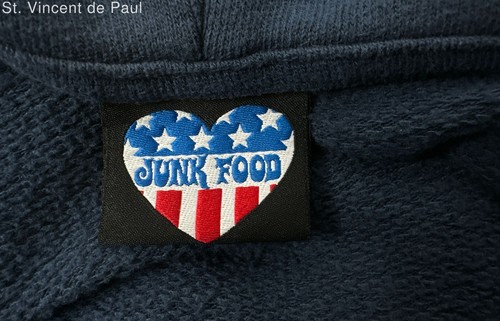 Junk Food Blue Super Hero Hoodie. Women's - Size XL - Picture 7 of 7