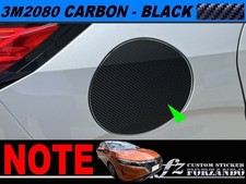 Note E13 Fuel Lid Cover 3M 2080 Carbon Style Black Vehicle Specific Cut Sticker