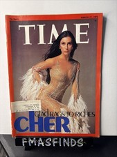 Z9 1975 CHER Rags To Riches March 17 TIME MAGAZINE Z9 1975 CHER Rags To Riches March 17 TIME MAGAZINE