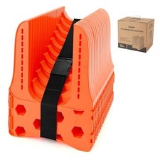 RV Sewer Hose Support 15FT, Bright Heavy-Duty RV Sewer Support 15 ft Orange