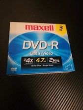 Maxell DVD-R Media 3 DISC PACK - 2 Hours 4.7GB Brand NEW