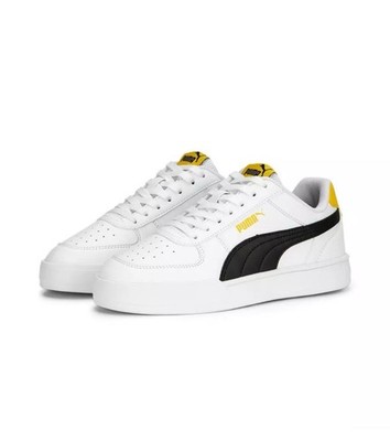 Puma Caven JR White-Puma-Black-Yellow