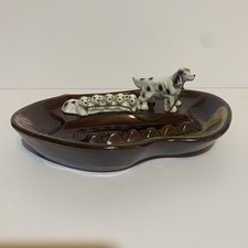 Posacenere ceramica guinzaglio cuccioli setter inglese tabacco caccia fumo