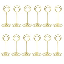 20 Pack Table Number Holders Place Card Holder Photo Picture Holder for Weddi...