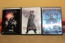BLADE TRILOGY DVD Lot: Blade / Blade II / Blade Trinity Wesley Snipes 1 2 3