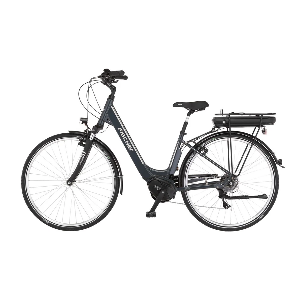FISCHER City E-Bike Cita 1.5 grau RH 44 cm 28 Zoll 522 Wh Mittelmotor Cityrad - Bild 2 von 4