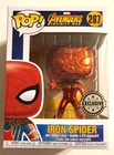 Funko Pop Marvel Avengers Infinity War #287 Iron Spider Red Chrome, Exclusive