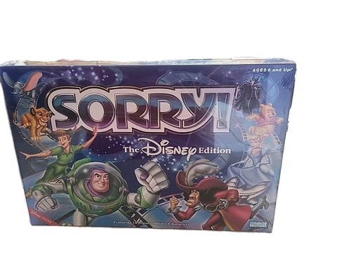 NEW SORRY The Disney Edition Board Game 2001 Parker Bros. NIB SEALED - RARE FIND - Picture 1 of 2